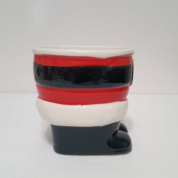 NEW RARE Boston Warehouse Christmas Santa Claus Pants Mug 18 OZ Stoneware - Picture 3 of 6